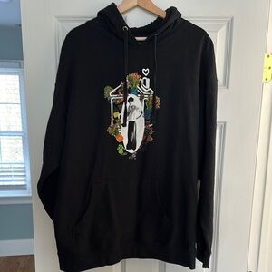 Black Astronaut Graphic Sweatshirt